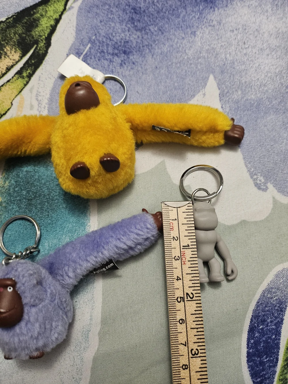 Set of 3 Original Kipling Monkey Keychains